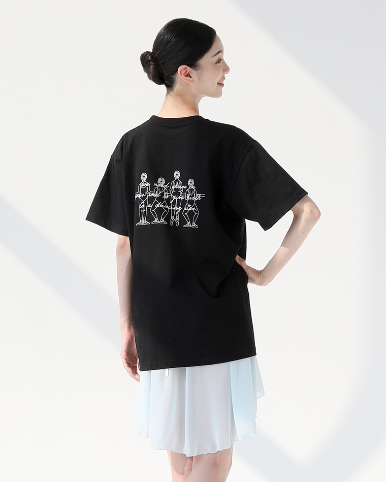 Plie T-shirt [Black]