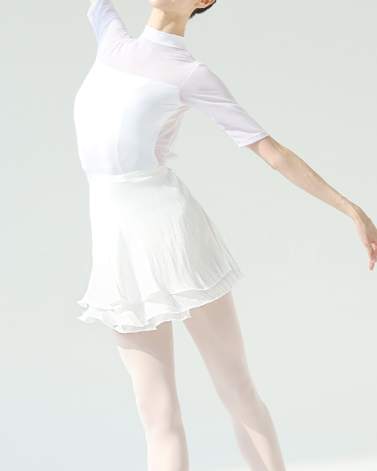 Glitter Rosé Skirt [Warm White] Korea