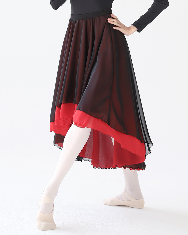 double unbalance Skirt [4 colors] Korea