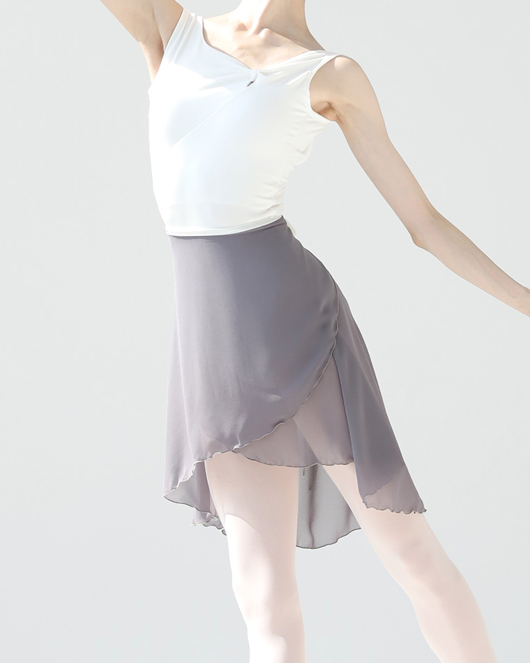 Rehearsal Stretch Skirt [Gray] Korea