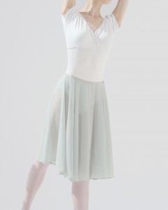 360 Degree Chiffon Skirt [Ash Green]