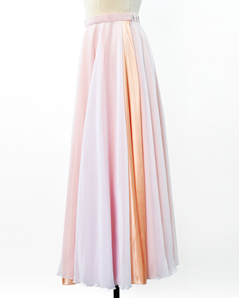 [Admission Customization] Chiffon+Montak [White+Apricots] Korea