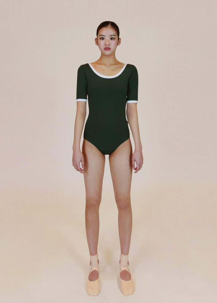 POTA│1 leotard (olive)