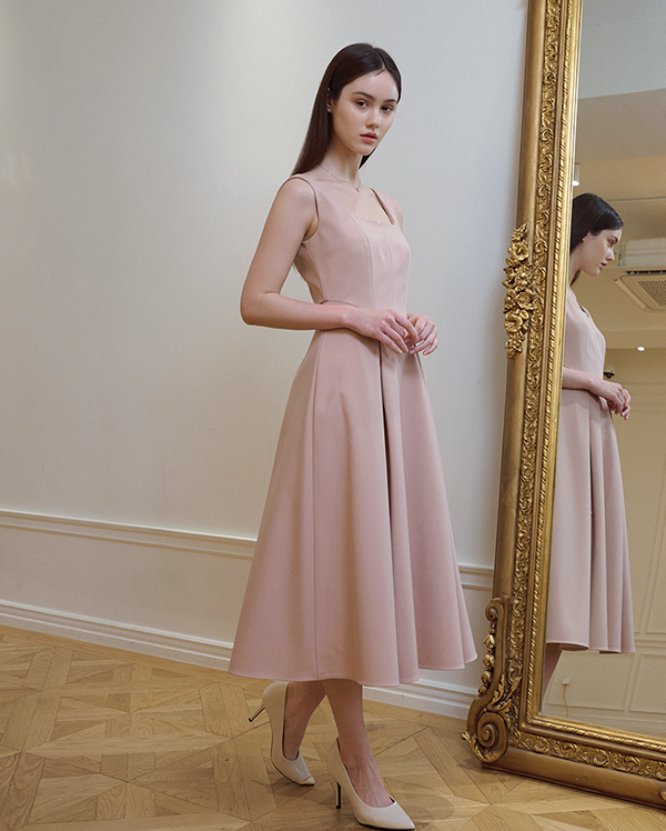 Diana dress [Dry pink] Korea