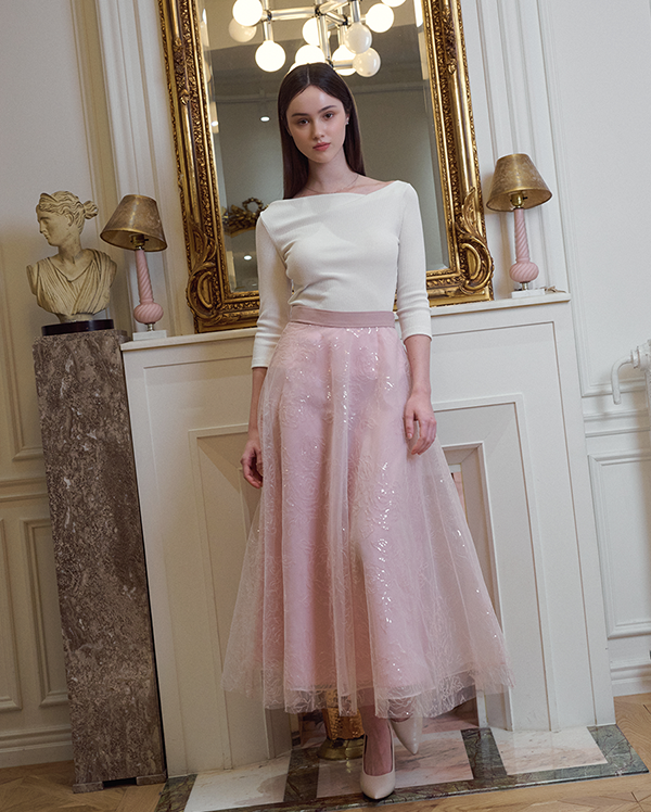 Stella spangle sha skirt [Pink]