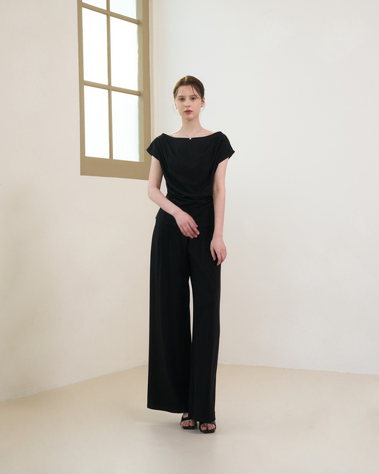 Celine wide pants[Black] Korea