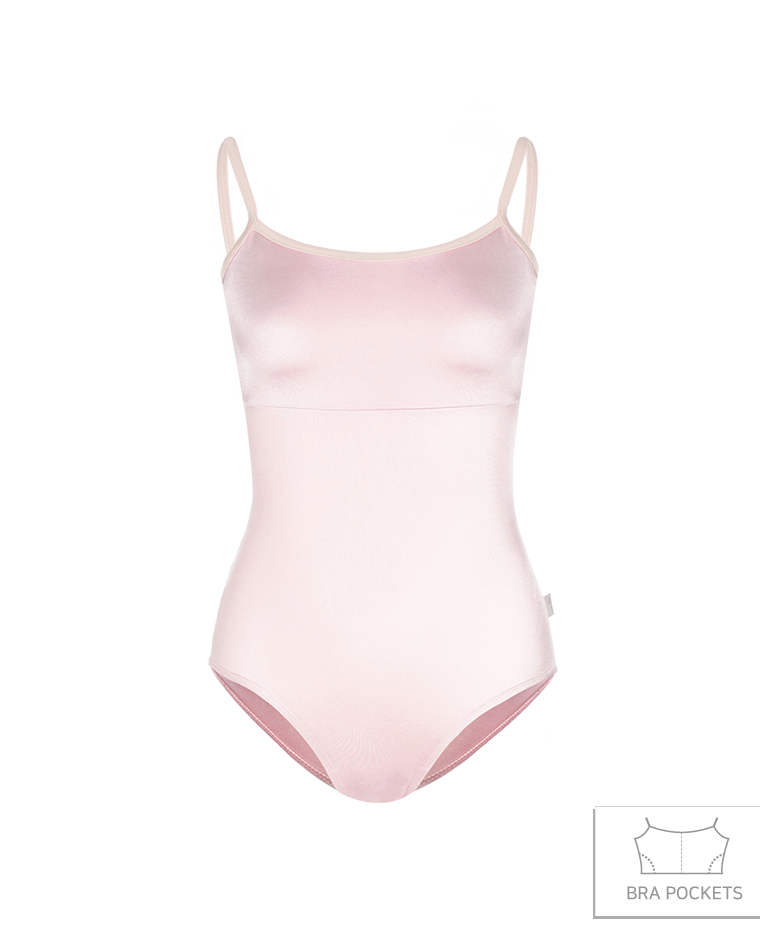 Lora Camisole Leotard [Mist Pink]