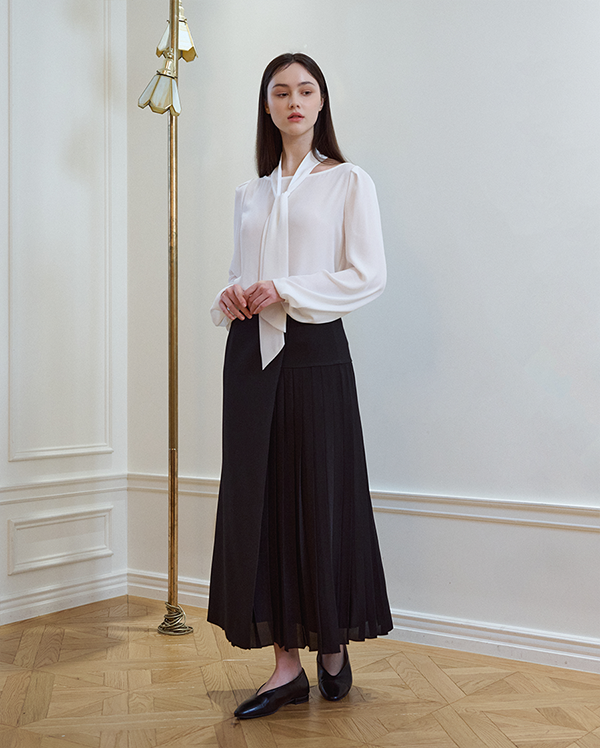 musee pleats skirt [black] Korea