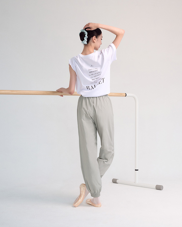 Wrinkle Warm-up Pants[Light Gray] Korea