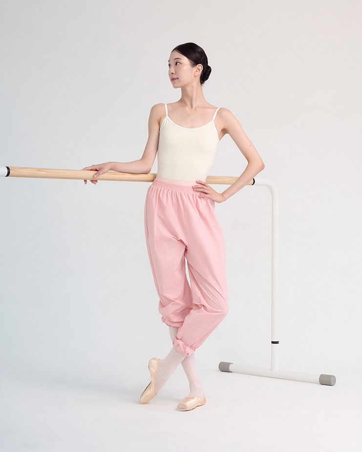 Wrinkle Warm-up Pants[Pink]