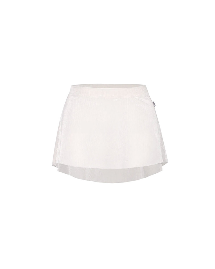 Degas Slim Pull-On Skirt [Off-white] Korea