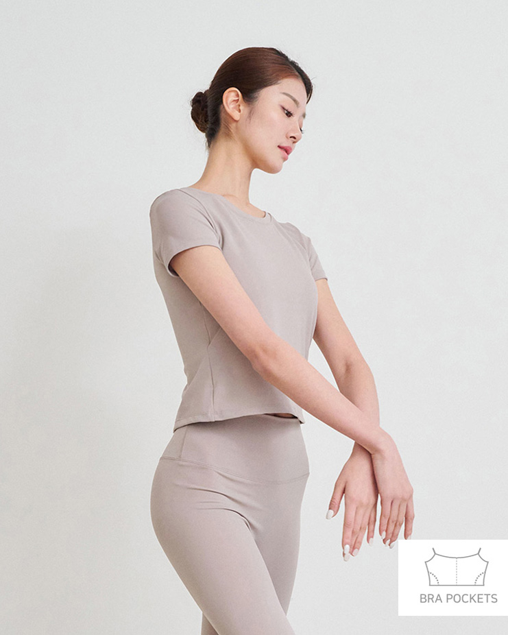 Softlix Short Sleeve [Mocha Beige] Korea